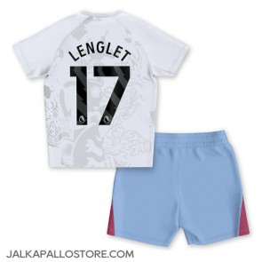 Aston Villa Clement Lenglet #17 Vieraspaita Lapsille 2023-24 Lyhythihainen (+ shortsit)